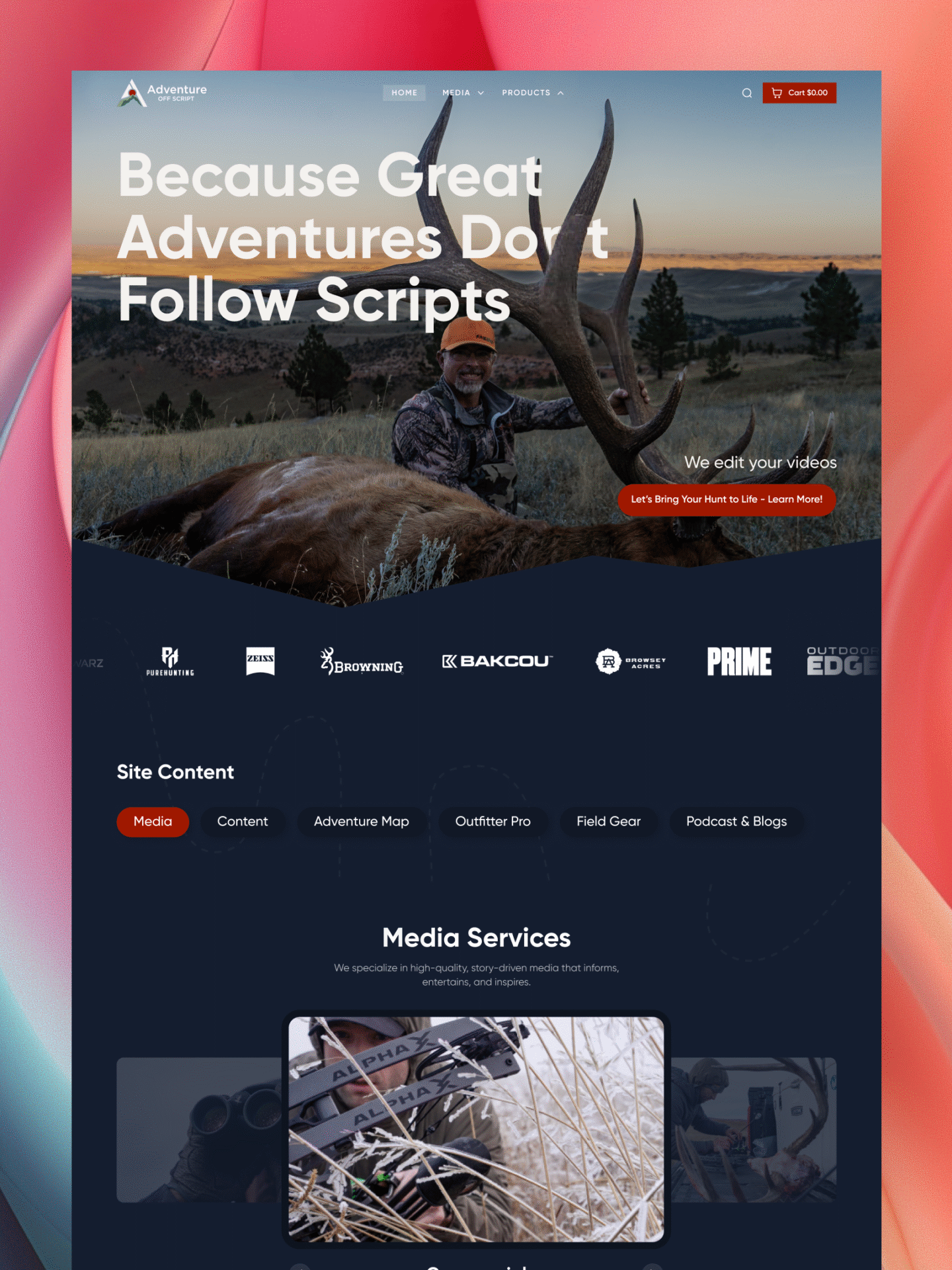 Homepage 55 Designloon Unlimited Graphic Design adventure-os (1)